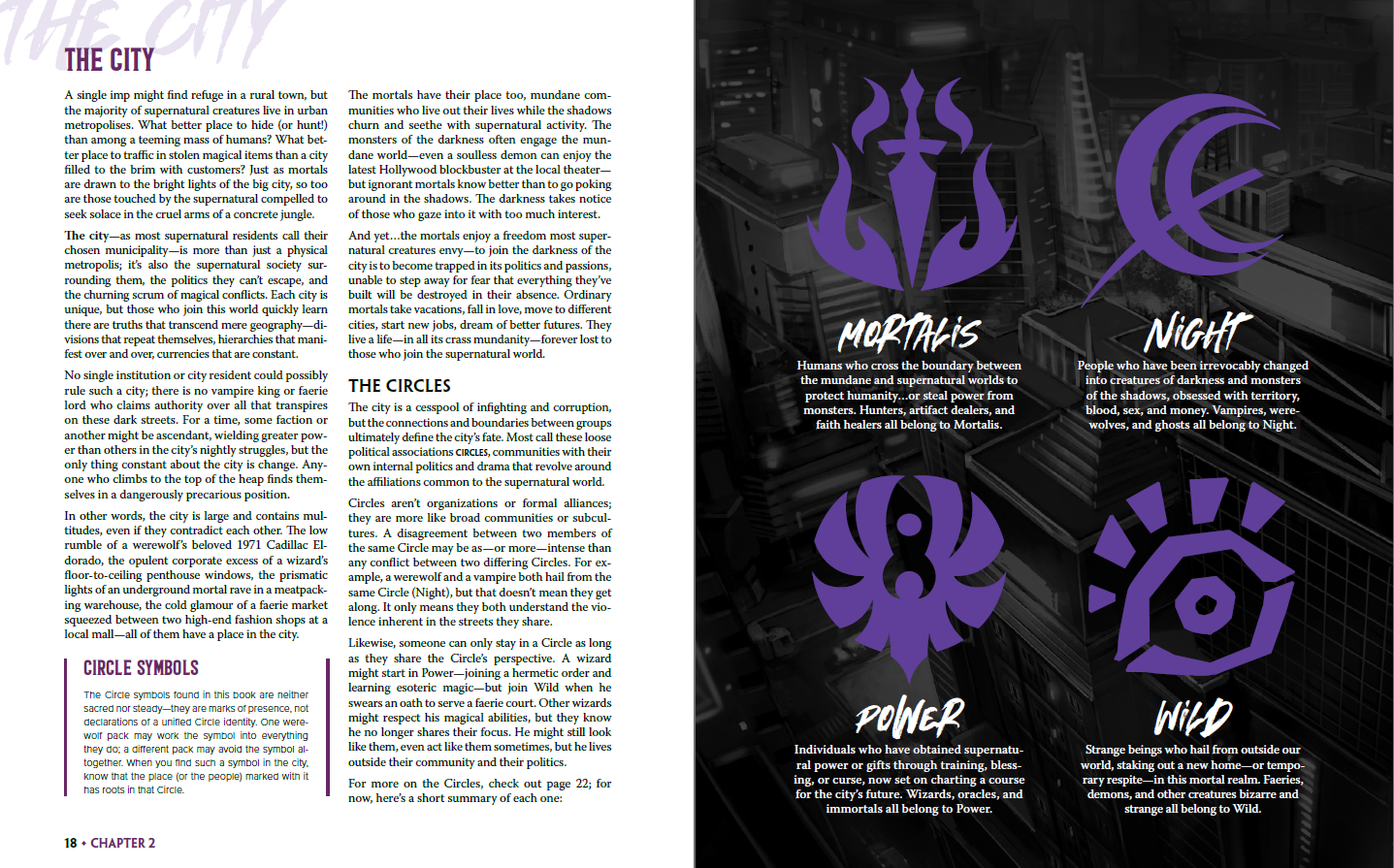 Urban Shadows: Standard Core Book (2nd Edition)