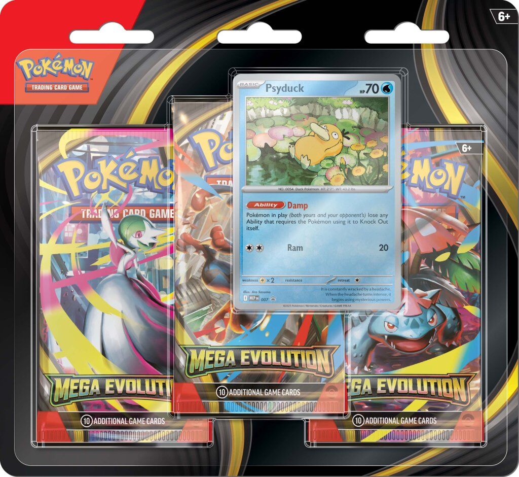 Pokémon TCG: Mega Evolution Three Booster Blister (1)