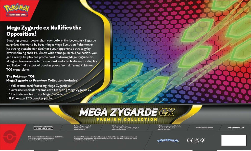 Pokémon TCG Mega Zygarde ex Premium Collection