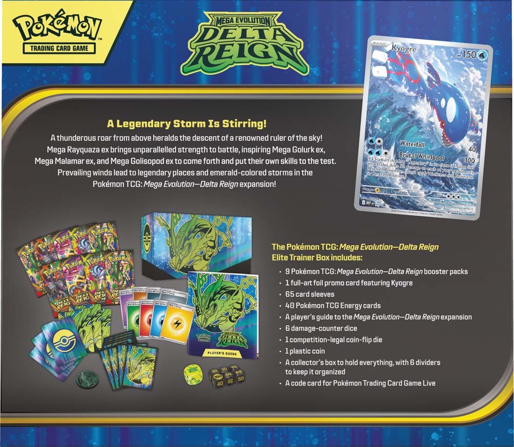 Pokémon TCG: Mega Evolution—Delta Reign Elite Trainer Box