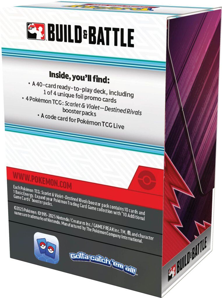Pokemon TCG: Scarlet & Violet Destined Rivals Build & Battle Box