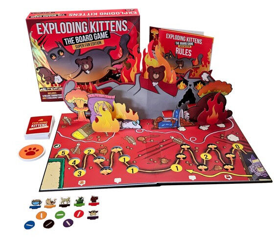 Exploding Kittens The Board Game - Super Fan Edition