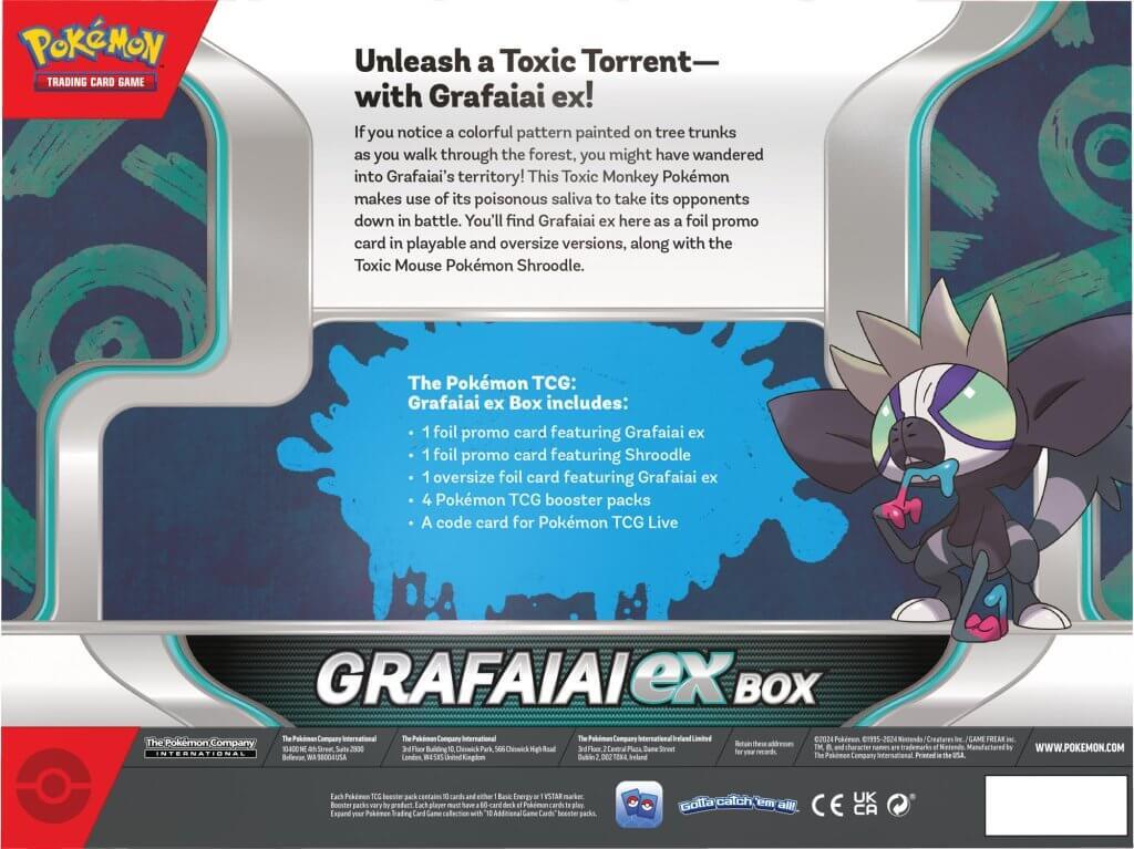 POKÉMON TCG Grafaiai ex Box