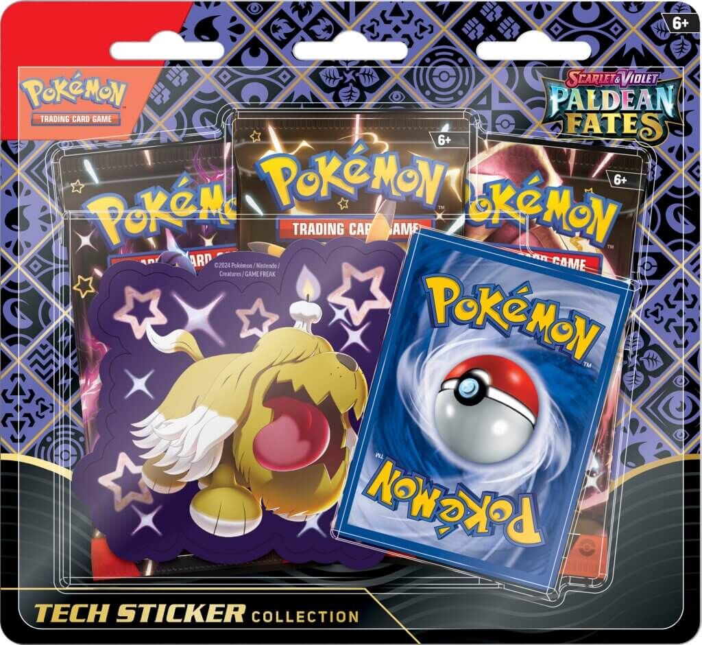 POKÉMON TCG Scarlet & Violet 4.5 Paldean Fates Tech Sticker Blister (1)