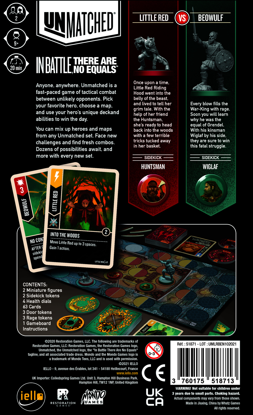 Unmatched Little Red Riding Hood vs Beowulf