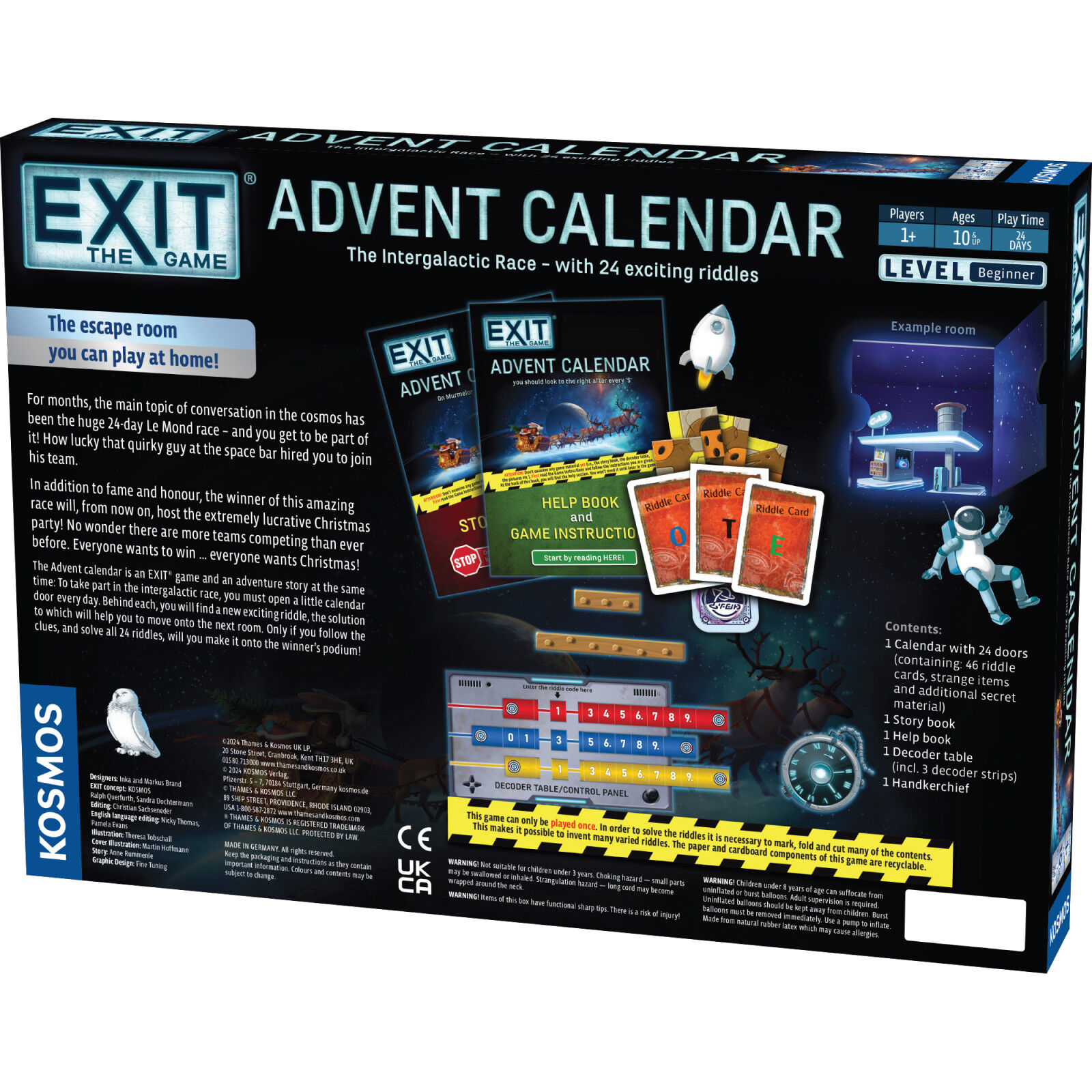 Exit the Game: Advent Calendar - The Intergalactic Race