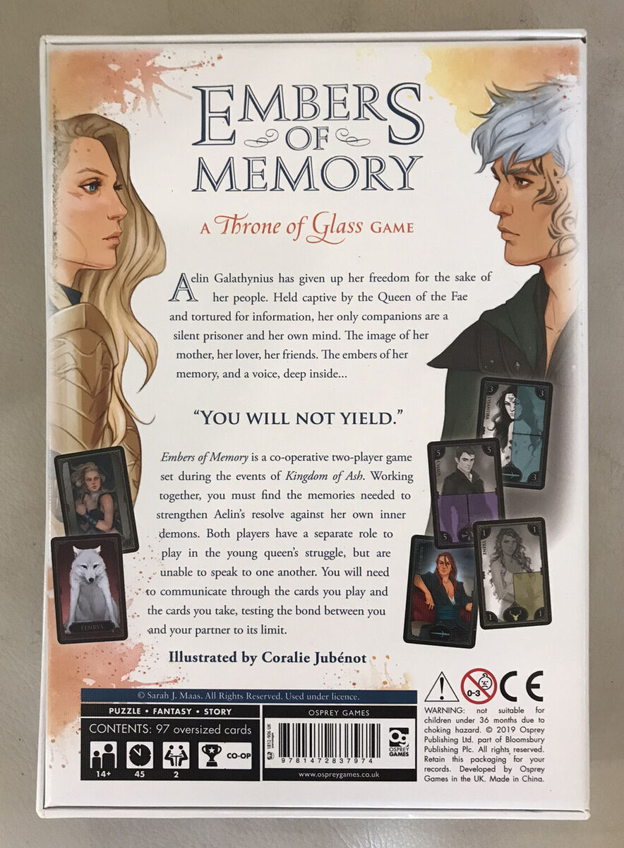 Embers of Memory: A Throne of Glass Game