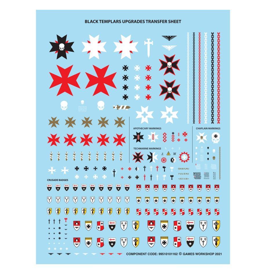 55-49 Black Templars: Upgrades And Transfers