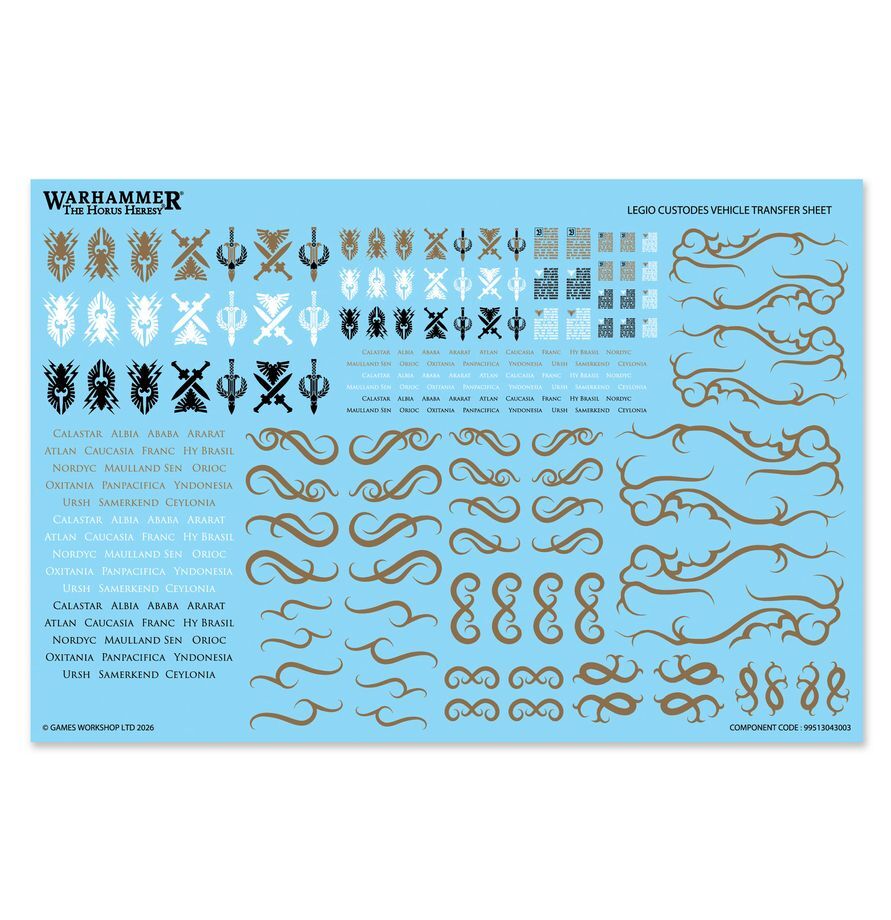 31-166 Legio Custodes: Coronus Grav-Carrier