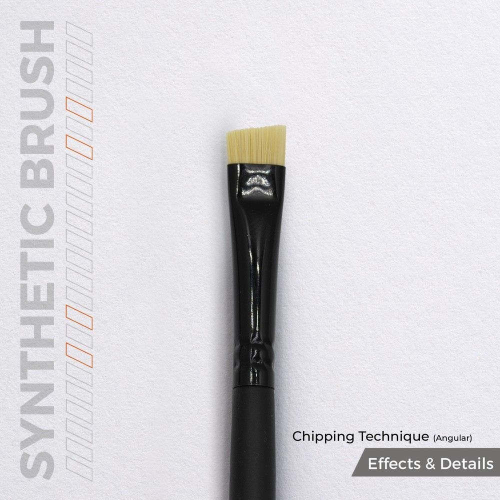 Synthetic Brush - Chipping Technique (Angular)