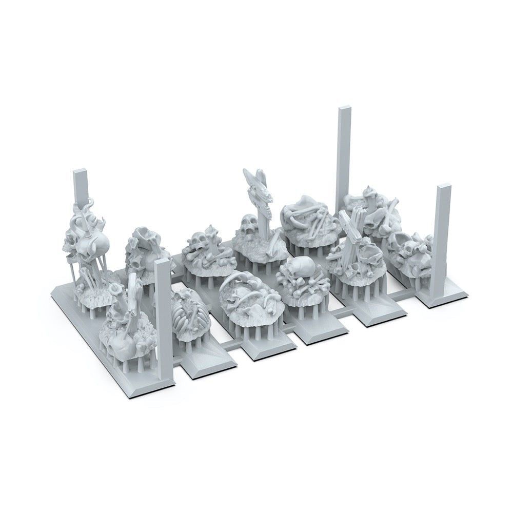 Basing Bits - Bones Remains (12 Pieces)