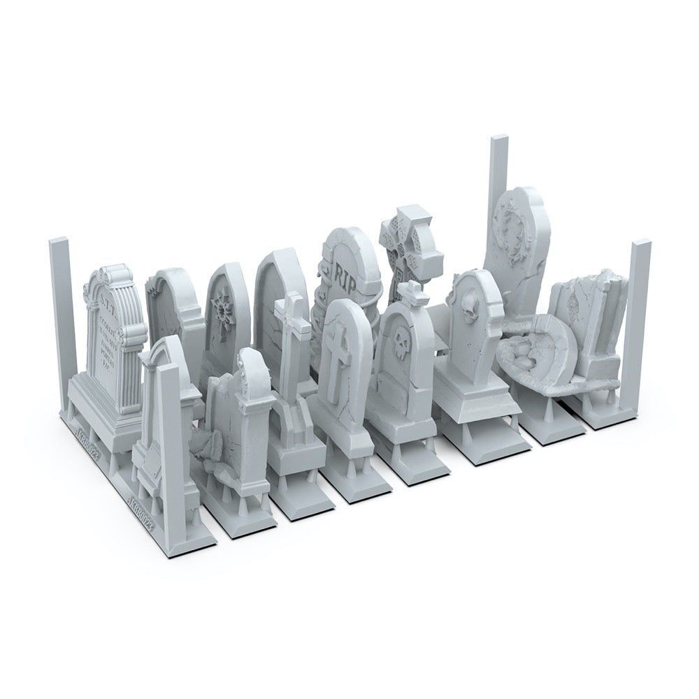 Basing Bits - Tombstones (14 Pieces)