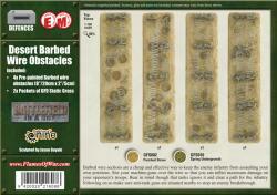 Battlefiend in a Box: BB129 Desert Barbed Wire Obstacles (15mm)