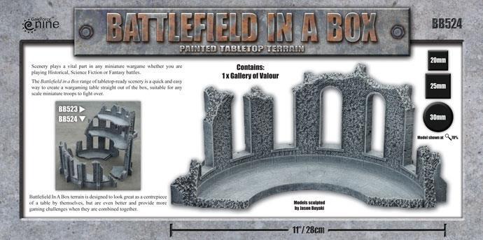Battlefield in a Box: BB524 Gothic Battlefields - Hall of Heroes Gallery of Valour - 30mm (1 pc)