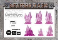 Battlefield in a Box: BB547 Energon Crystals (Purple) - 30mm (6 pc)