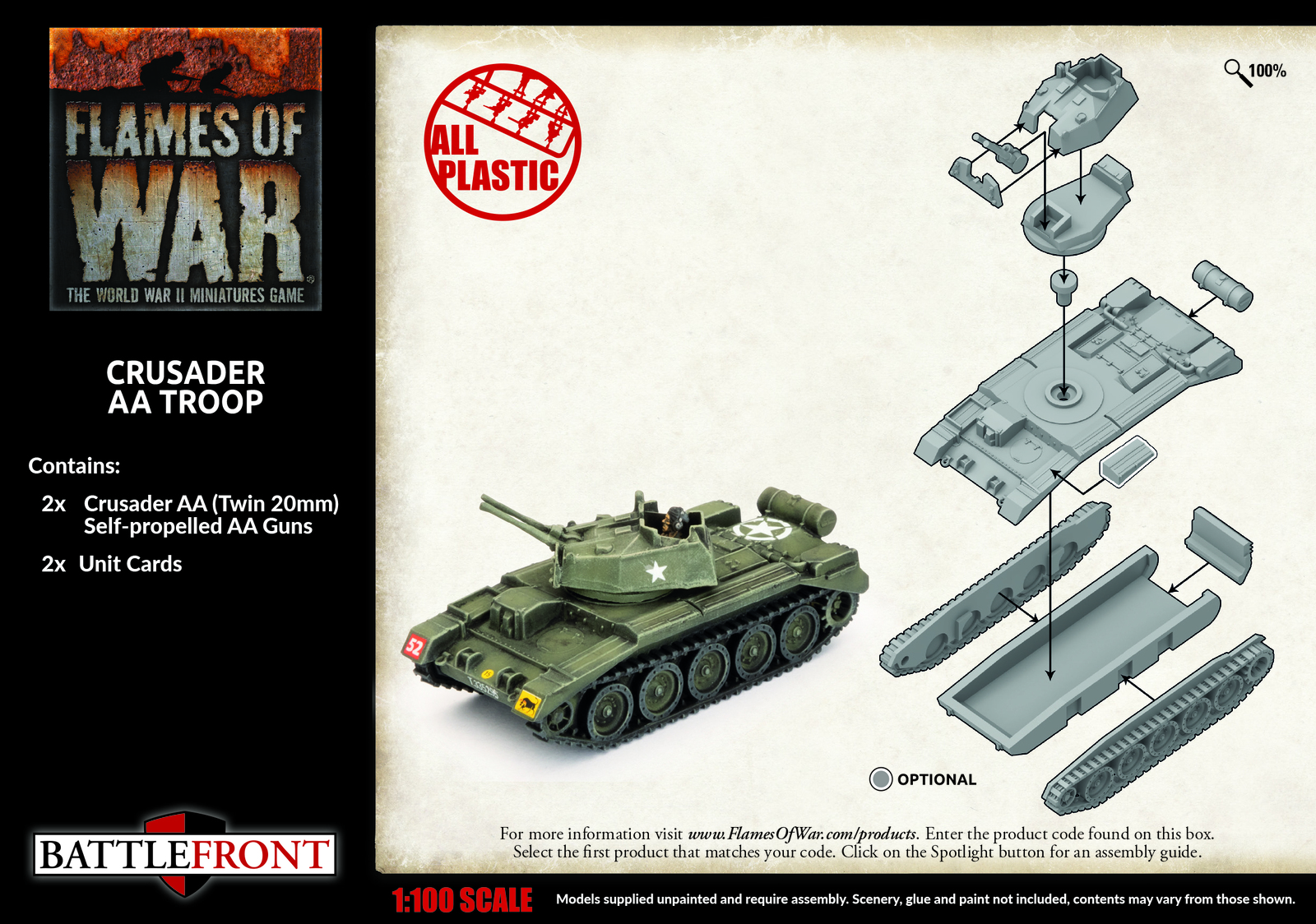 Crusader AA Troop (x2) (Plastic) BBX59