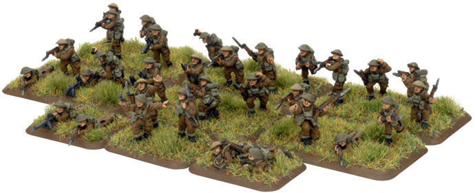 Flames of War: British: BEF Rifle Platoon (Plastic)