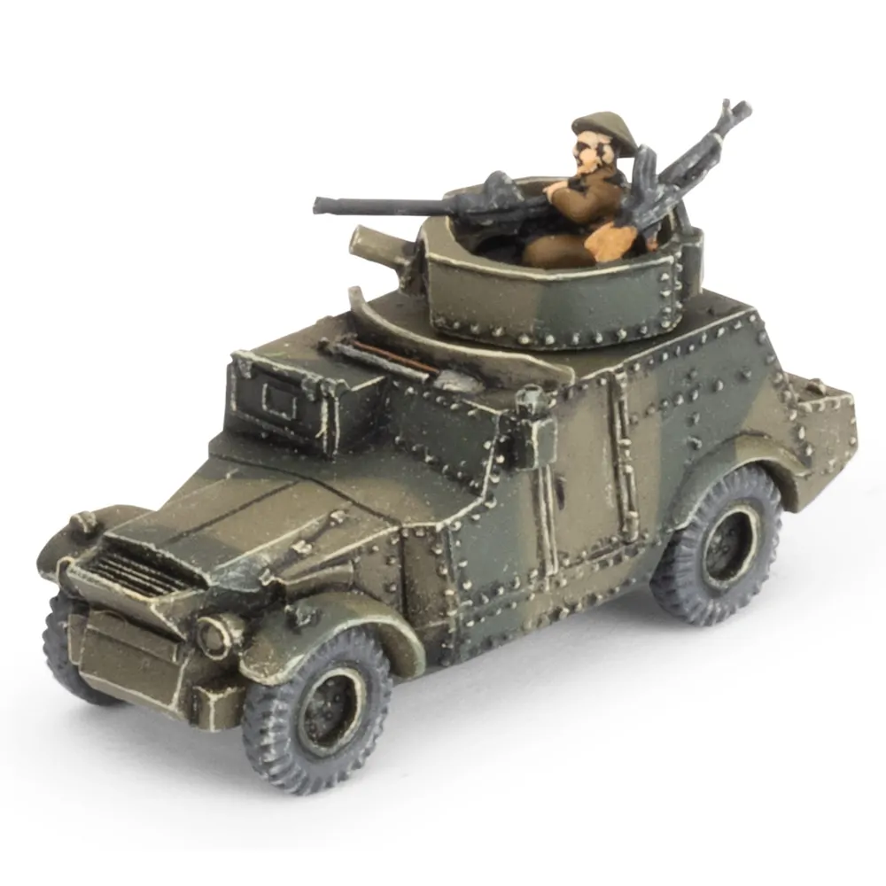 Flames of War: British: Morris CS9 Armoured Car Troop (x3)