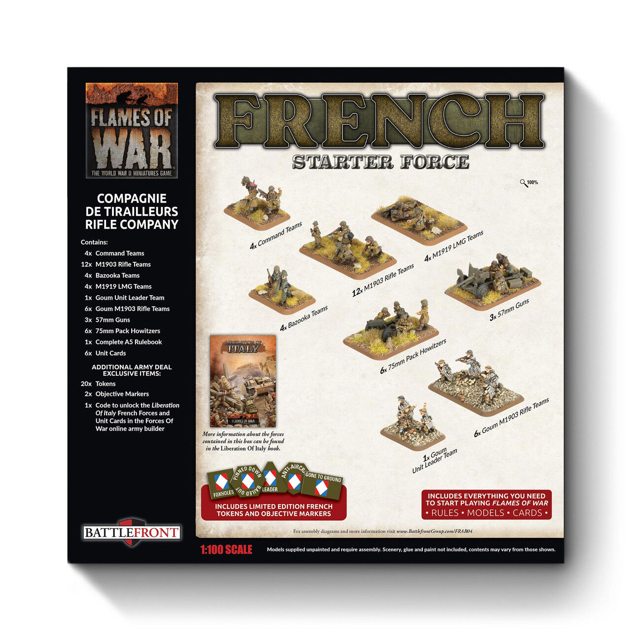 Flames of War: French: Compagnie De Tirailleurs Rifle Company (Army Deal)