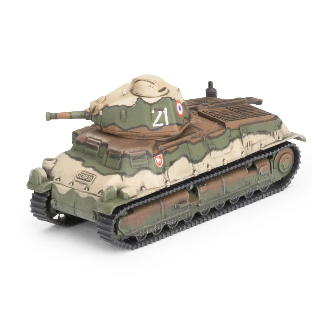 Flames of War: French: S-35 Somua Tank Platoon (x5 Plastic)