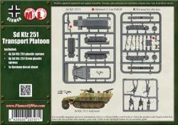 Flames of War: German: Sd Kfz 251 Transports (x4)(Plastic)