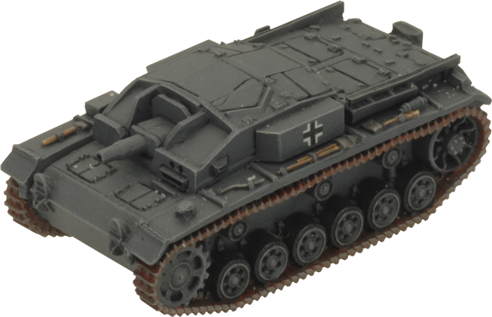 Flames of War: German: Panzer III/StuG III A Platoon (x5 Plastic)