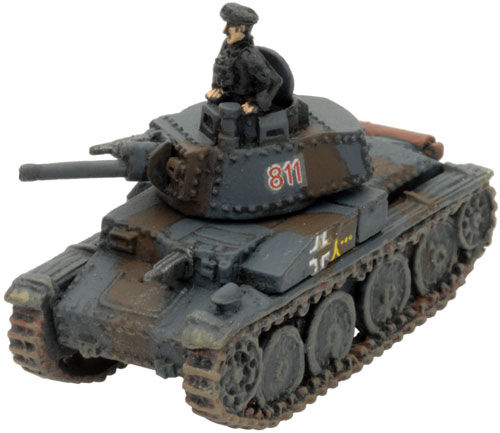 Flames of War: German: Panzer 38(t) Platoon (x5 Plastic)