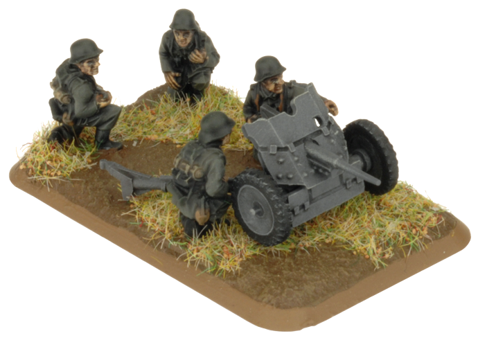 Flames of War: German: 3.7cm Tank Hunter Platoon (Early) (x4 guns Plastic)