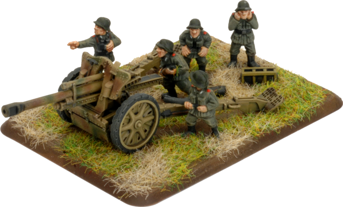 Flames of War: German: 10.5cm Artillery Battery (Early) (x4 guns)