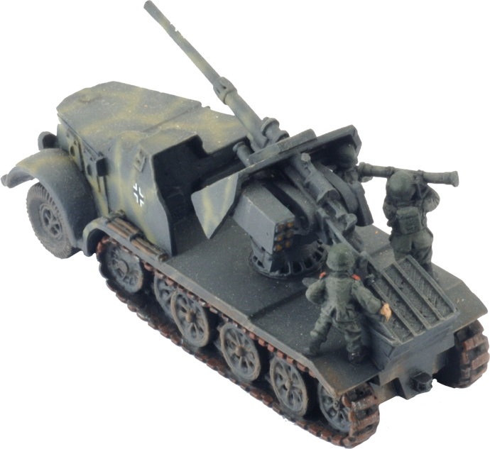 Flames of War: German: 8.8cm Bunkerflak Tank-hunter Platoon (x2)