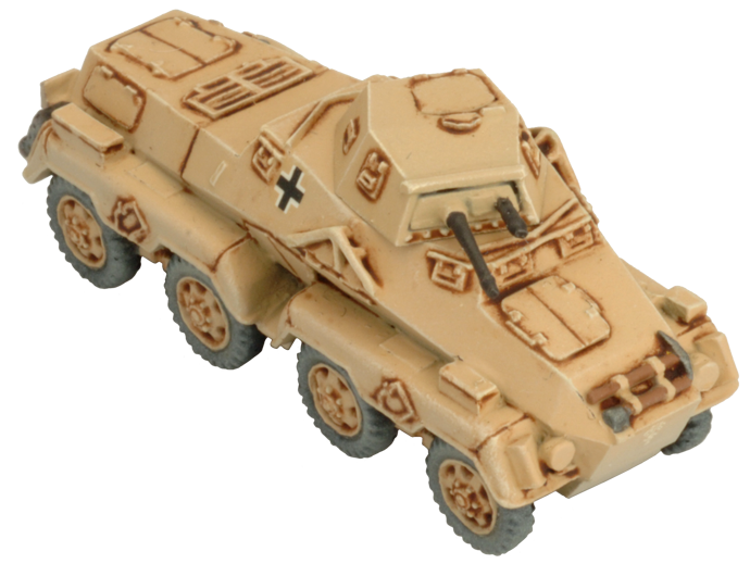 Flames of War: German: Sd Kfz 231 (8-rad) Heavy Scout Troop (x2)