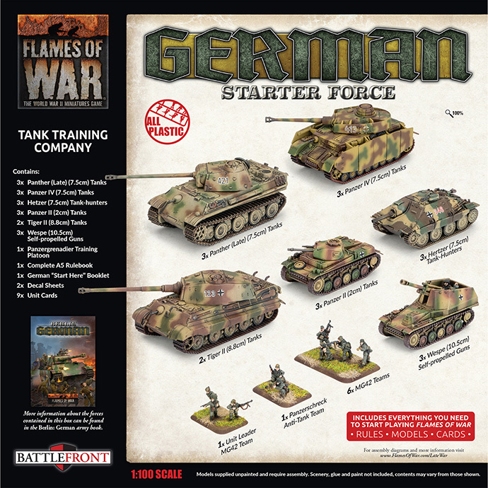 Flames of War: German Tank Training Company