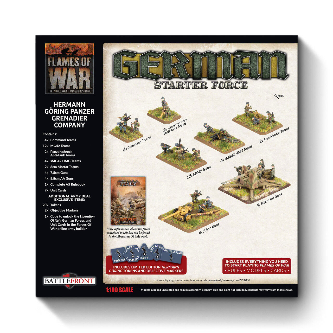 Flames of War: German: Hermann Flames of War: German: Hermann Goring Panzergrenadier Company (Army Deal)