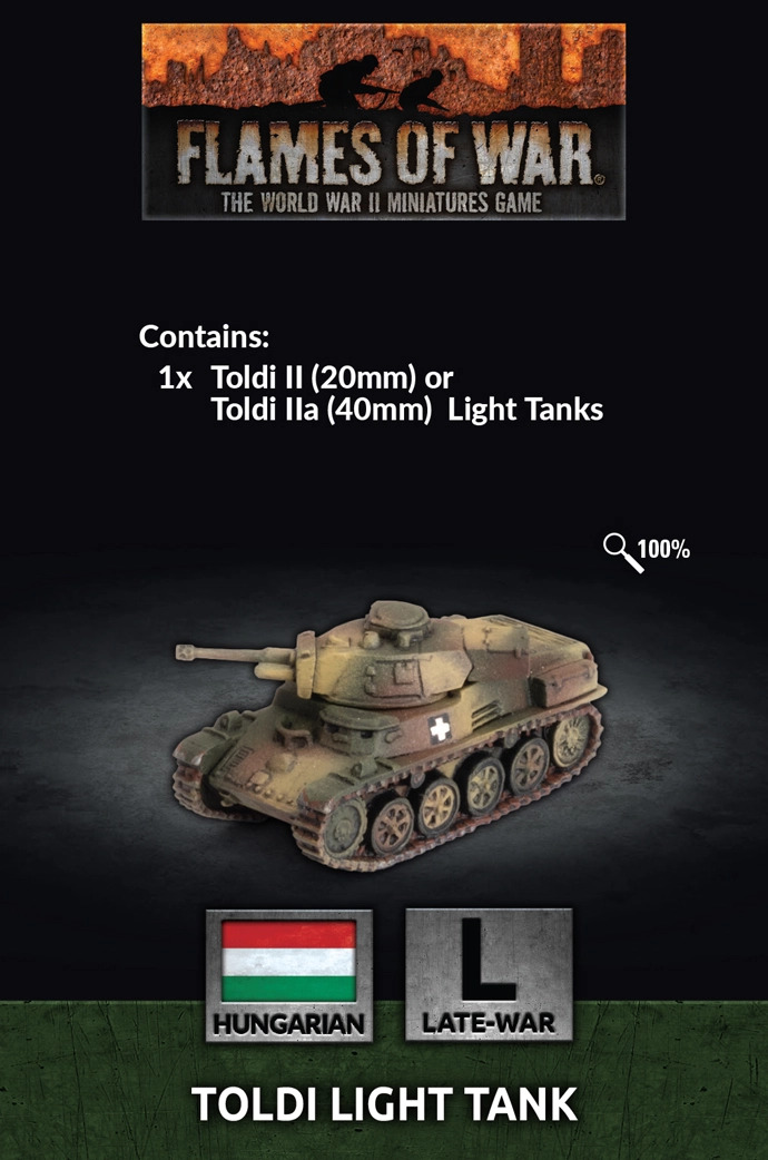 Flames of War: Hungarian: Toldi light tank