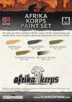 CWP112 Afrika Korps Paint Set