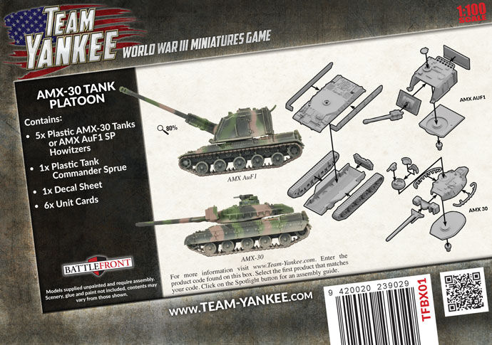 WWIII/Team Yankee: French: AMX-30 Tank Platoon