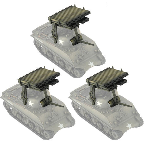 Flames of War: American: M4 Sherman (T34 Calliope) Launchers (Upgrade Pack)