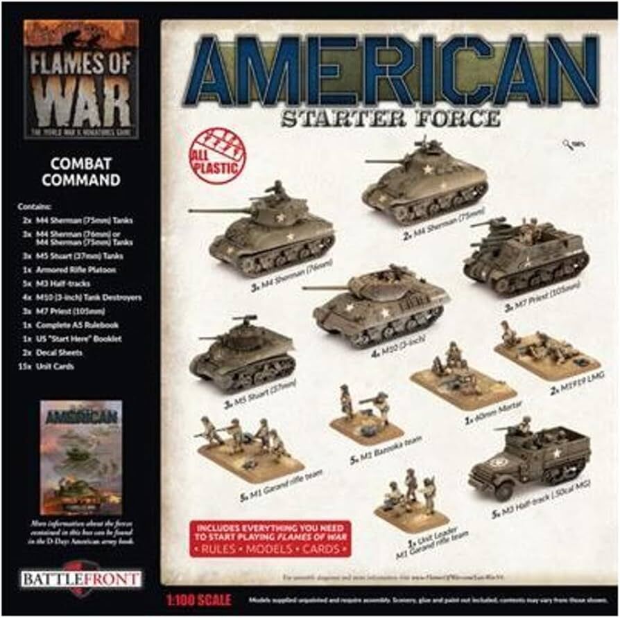 Flames of War: American - Sherman Tank Company Starter Set