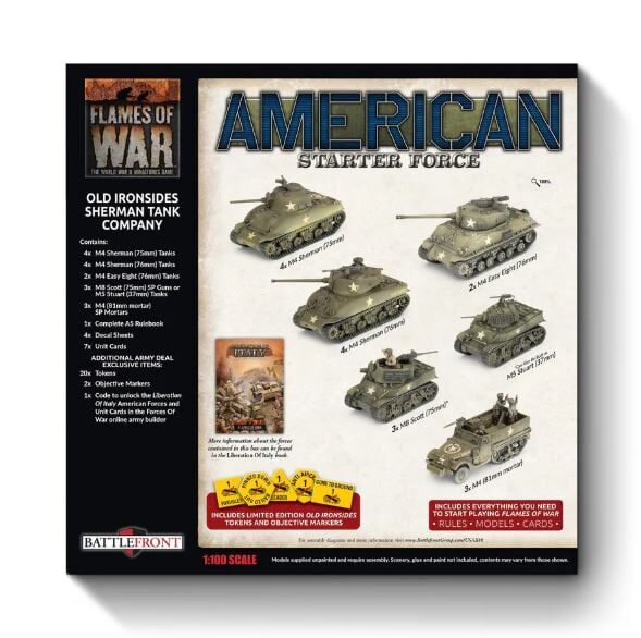 Flames of War: American: Old Ironsides Sherman Tank Company (Limited Edition)