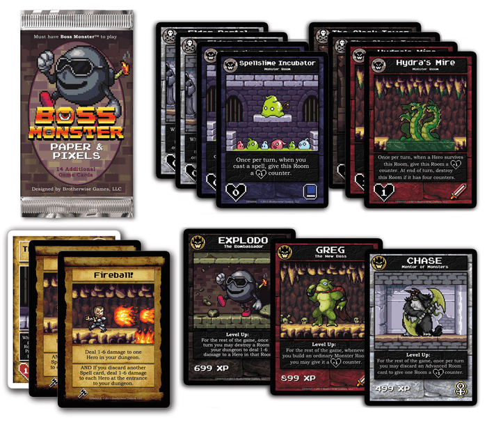 Boss Monster: Paper and Pixels Pack