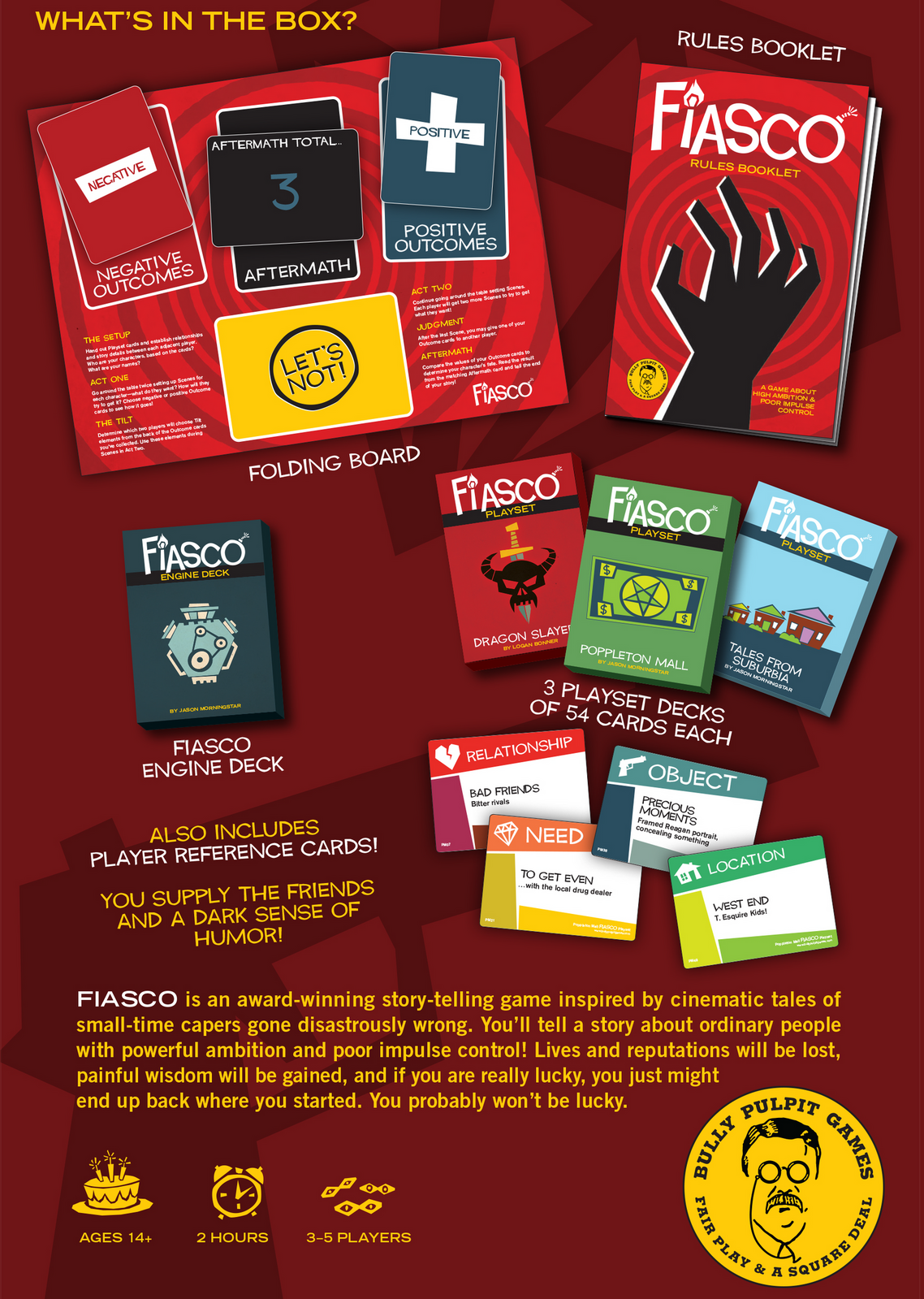 Fiasco Roleplaying Game 2nd Edition