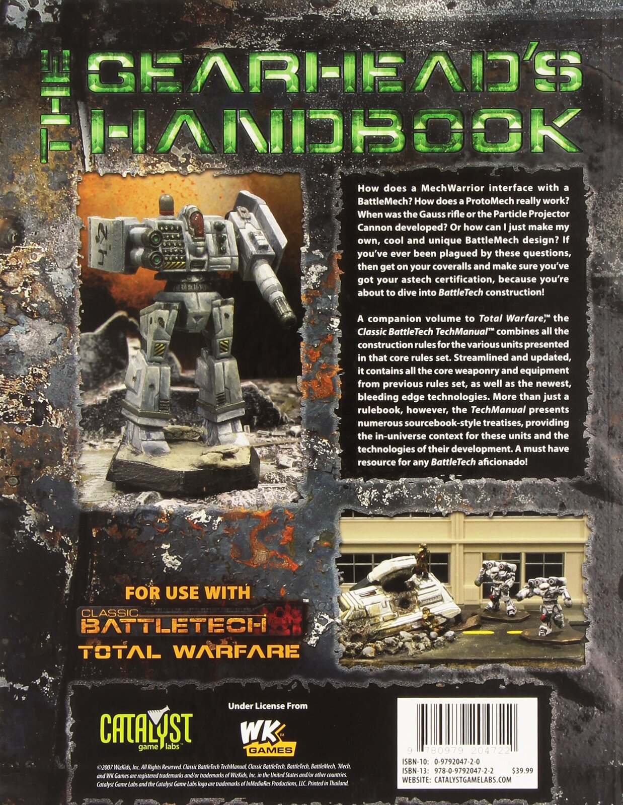 BattleTech: TechManual
