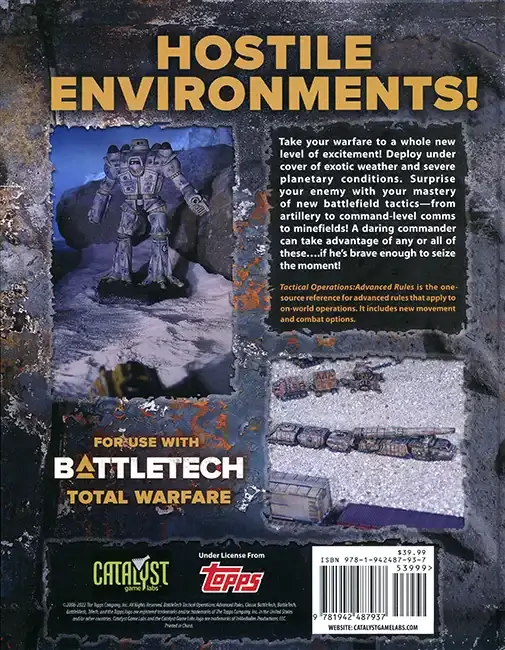 BattleTech: Tactical Operations - Advanced Rules 