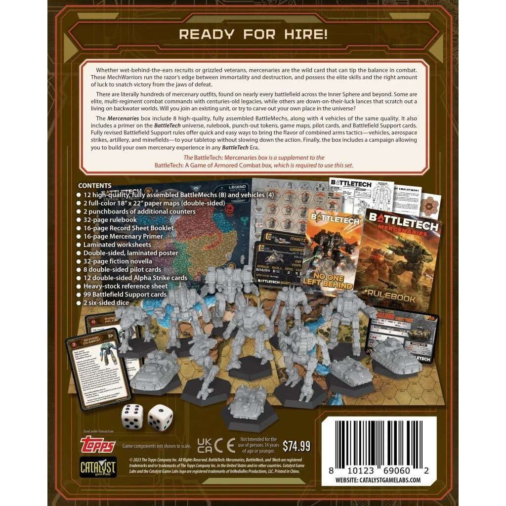 BattleTech Mercenaries Box Set