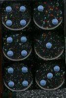 Speckled: 16mm Blue Stars D6 (12)