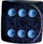 Speckled: Cobalt 12mm D6 (36)