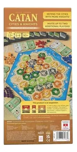 CATAN (6th Edition) - Cities & Knights Expansion 5-6 Player Expansion
