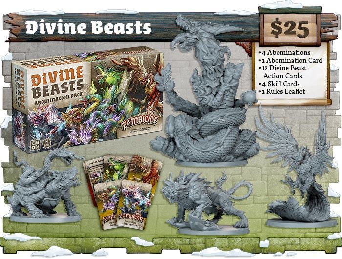 Zombicide: White Death - Divine Beasts