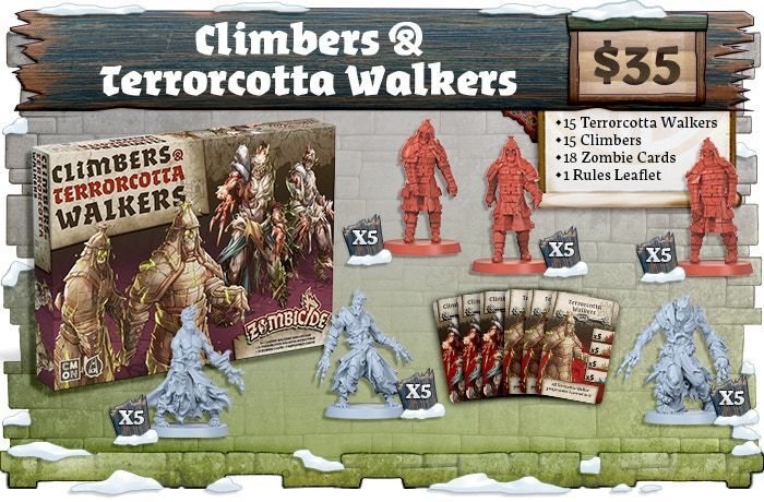 Zombicide: White Death - Climbers & Terrorcotta Walkers