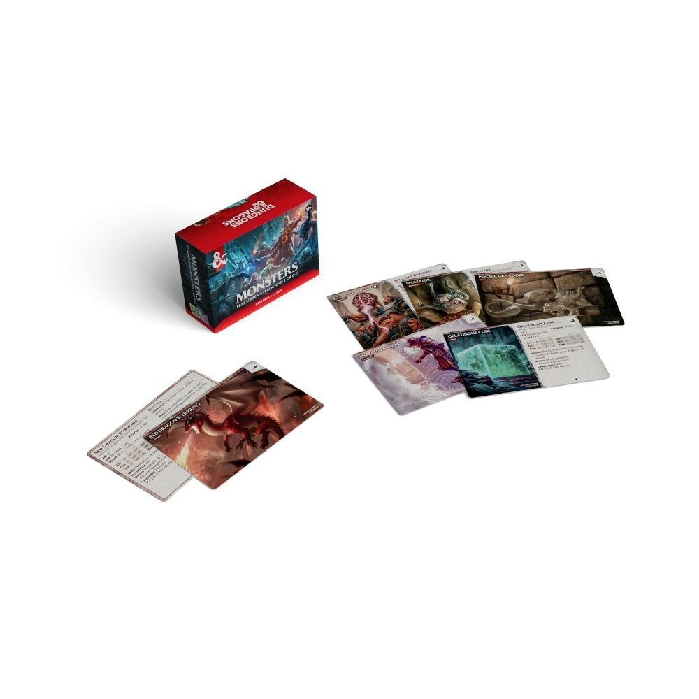 Dungeons & Dragons Reference Cards Monsters Fearsome and Ferocious CR 0-5